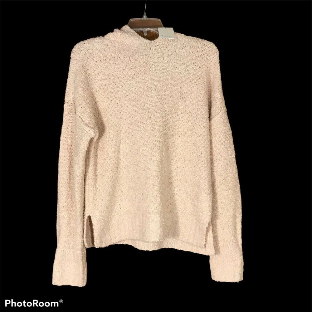 A New Day Womens Size XS Sweater Hooded Soft Knit Blush Pink New With Tags